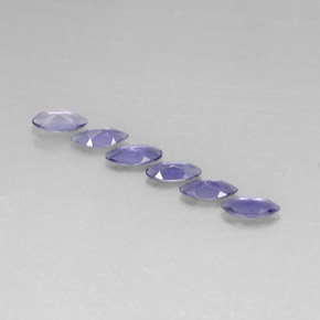 Pedras preciosas de iolita azul natural de  ct, marquise, VVS-VS
