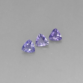Pedras preciosas de iolita violeta natural de  ct, trillion, VS