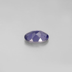 Iolita violeta natural 0,56ct, corte oval, VS