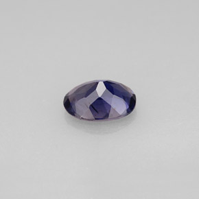 Iolita azul natural 0,63ct, corte oval, VS-SI