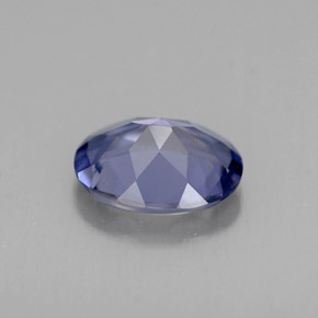 Iolita azul natural 0,83ct, corte oval, VVS-VS