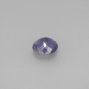 Iolita azul natural 0,48ct, corte redondo, VVS-VS