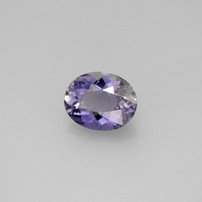 Iolita azul natural 0,73ct, corte oval, VVS-VS
