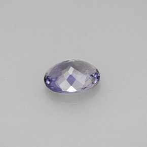 Iolita violeta natural 0,89ct, corte oval, VS