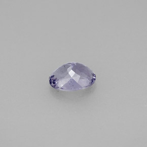 Iolita violeta natural 0,54ct, corte oval, VS
