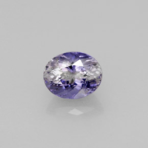 Iolita violeta natural 0,80ct, corte oval, VS