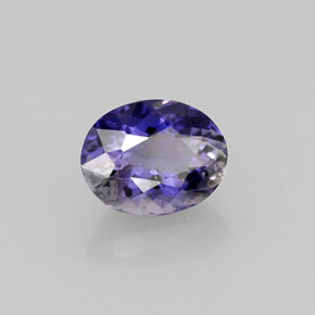 Iolita violeta natural 0,70ct, corte oval, VS-SI