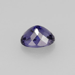Iolita violeta natural 0,70ct, corte oval, VS-SI