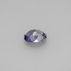 Iolita violeta natural 0,52ct, corte oval, VVS-VS