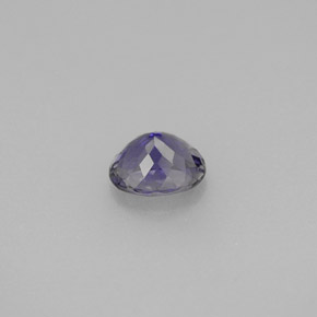 Iolita violeta natural 0,52ct, corte oval, VS