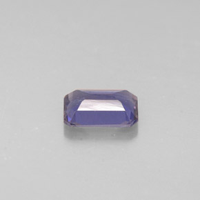 Iolita azul natural 0,43ct, corte esmeralda, VS