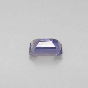 Iolita azul natural 0,45ct, corte esmeralda, VS