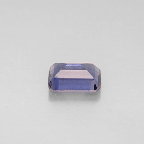 Iolita azul natural 0,46ct, corte esmeralda, VS