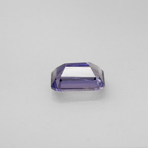 Iolita azul natural 0,48ct, corte esmeralda, VS