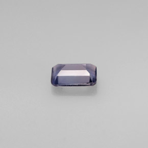 Iolita azul natural 0,45ct, corte esmeralda, VS