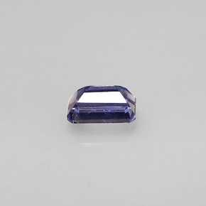 Iolita azul natural 0,57ct, corte esmeralda, VS