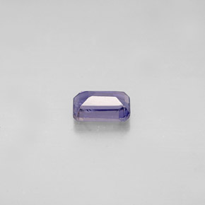 Iolita azul natural 0,48ct, corte esmeralda, VS-SI