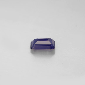 Iolita azul natural 0,44ct, corte esmeralda, VS