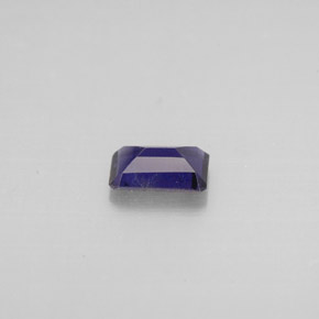 Iolita azul natural 0,36ct, corte esmeralda, VS