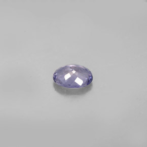 Iolita azul natural 0,57ct, corte oval, VVS-VS
