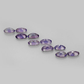 Pedras preciosas de iolita azul natural de  ct, corte oval, VS