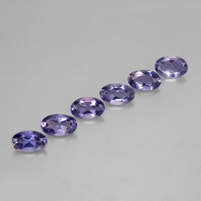 Pedras preciosas de Iolita Violeta Azul natural de  ct, Corte Oval, VS