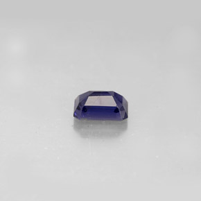 Iolita azul natural 0,57ct, corte esmeralda, VS