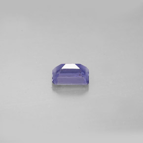 Iolita azul natural 0,55ct, corte esmeralda, VS