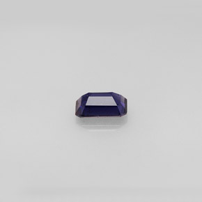 Iolita azul natural 0,41ct, corte esmeralda, VS