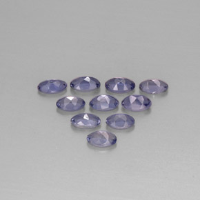 Pedras preciosas de Iolita Violeta Azul natural de  ct, Corte Oval, VS
