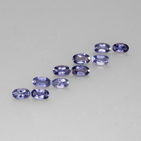 Pedras preciosas de Iolita Violeta Azul natural de  ct, Corte Oval, VS