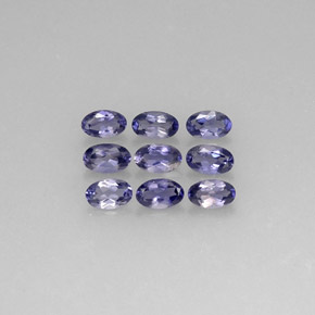 Pedras preciosas de Iolita Violeta Azul natural de  ct, Corte Oval, VS