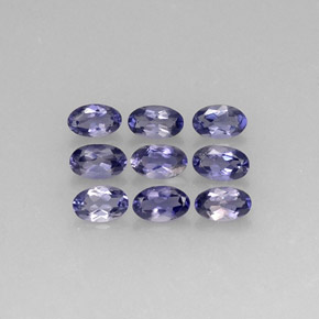 Pedras preciosas de Iolita Violeta Azul natural de  ct, Corte Oval, VS