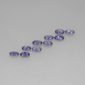 Pedras preciosas de Iolita Violeta Azul natural de  ct, Corte Oval, VS