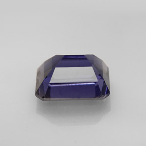 Iolita azul natural 4,20ct, corte esmeralda, VVS-VS