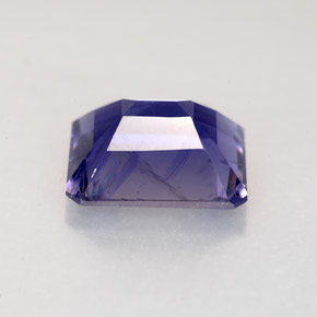 Iolita azul natural 2,63ct, corte esmeralda, VS-SI