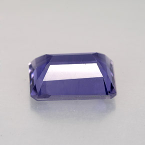 Iolita azul natural 2,71ct, corte esmeralda, VS