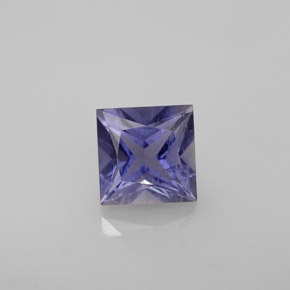 Iolita azul natural 1,11ct, quadrado, VS