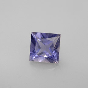 Iolita azul natural 1,11ct, quadrado, VS
