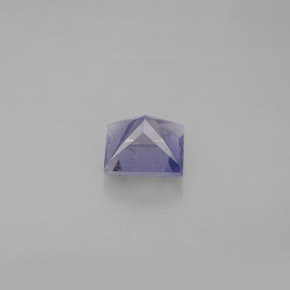 Iolita azul natural 0,88ct, quadrado, VS