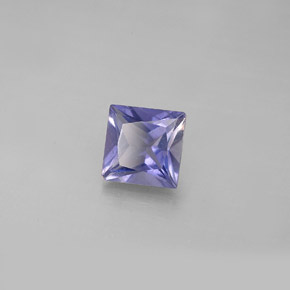 Iolita azul natural 0,86ct, quadrado, VS