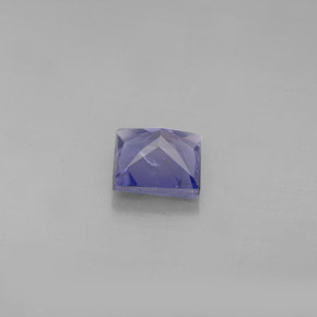 Iolita azul natural 0,94ct, quadrado, VS