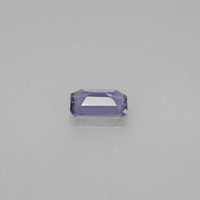 Iolita azul natural 0,39ct, corte esmeralda, VS