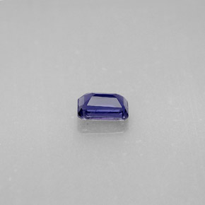 Iolita azul natural 0,33ct, corte esmeralda, VS