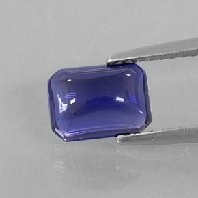 Iolita Violeta Azul Natural 1.25ct, Transparente, Transparente/Translúcido