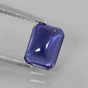 Iolita Violeta Azul Natural 1.25ct, Transparente, Transparente/Translúcido