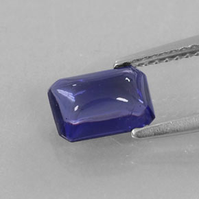 Iolita Violeta Azul Natural 1.25ct, Transparente, Transparente/Translúcido