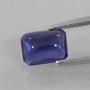 Iolita azul natural 1,29ct, transparente, transparente/translúcido