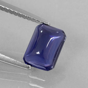 Iolita azul natural 1,29ct, transparente, transparente/translúcido