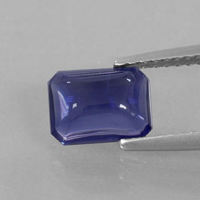 Iolita azul natural 1,28ct, transparente, transparente/translúcido
